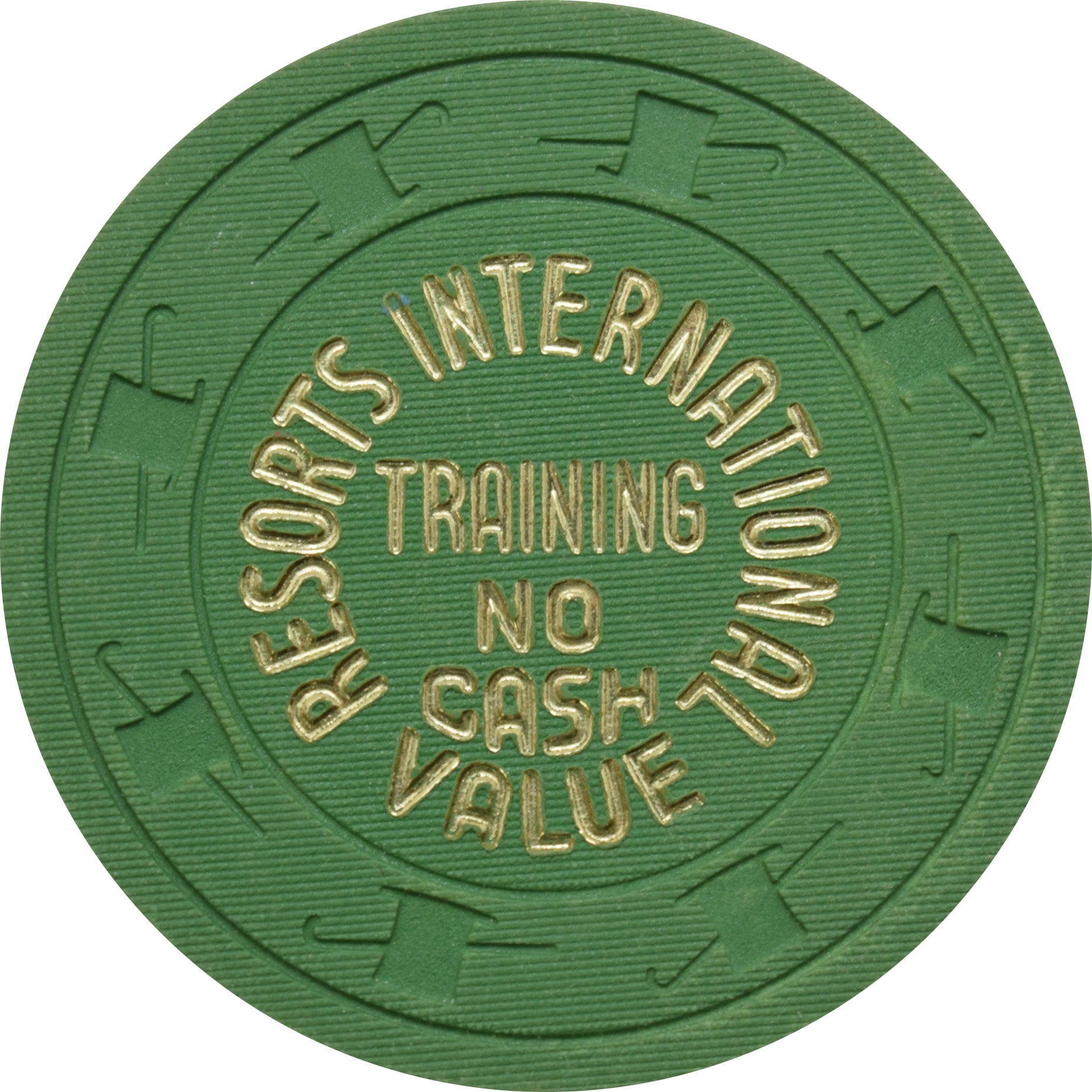Resorts International Casino Atlantic City New Jersey Training $25 NCV Chip