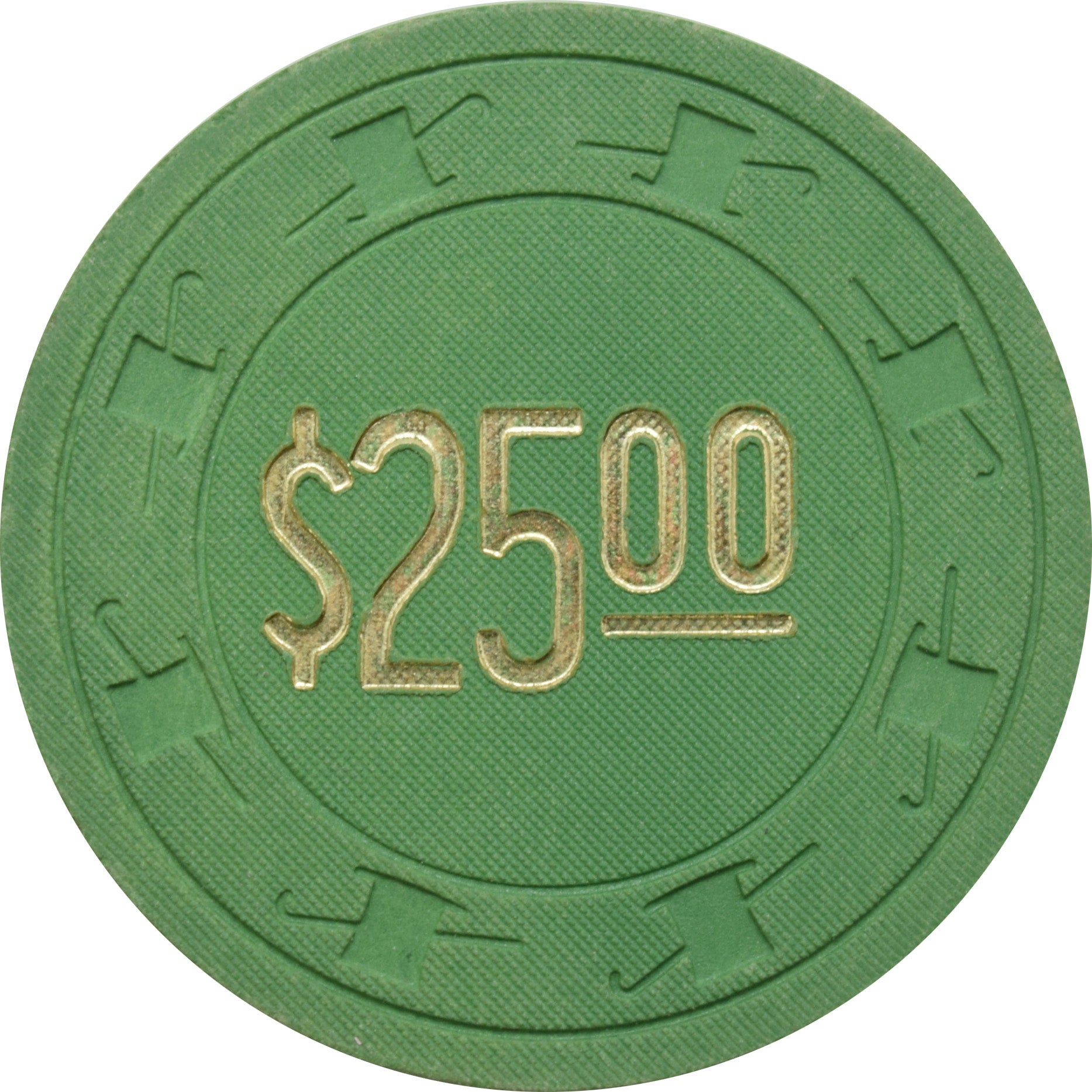 Resorts International Casino Atlantic City New Jersey Training $25 NCV Chip