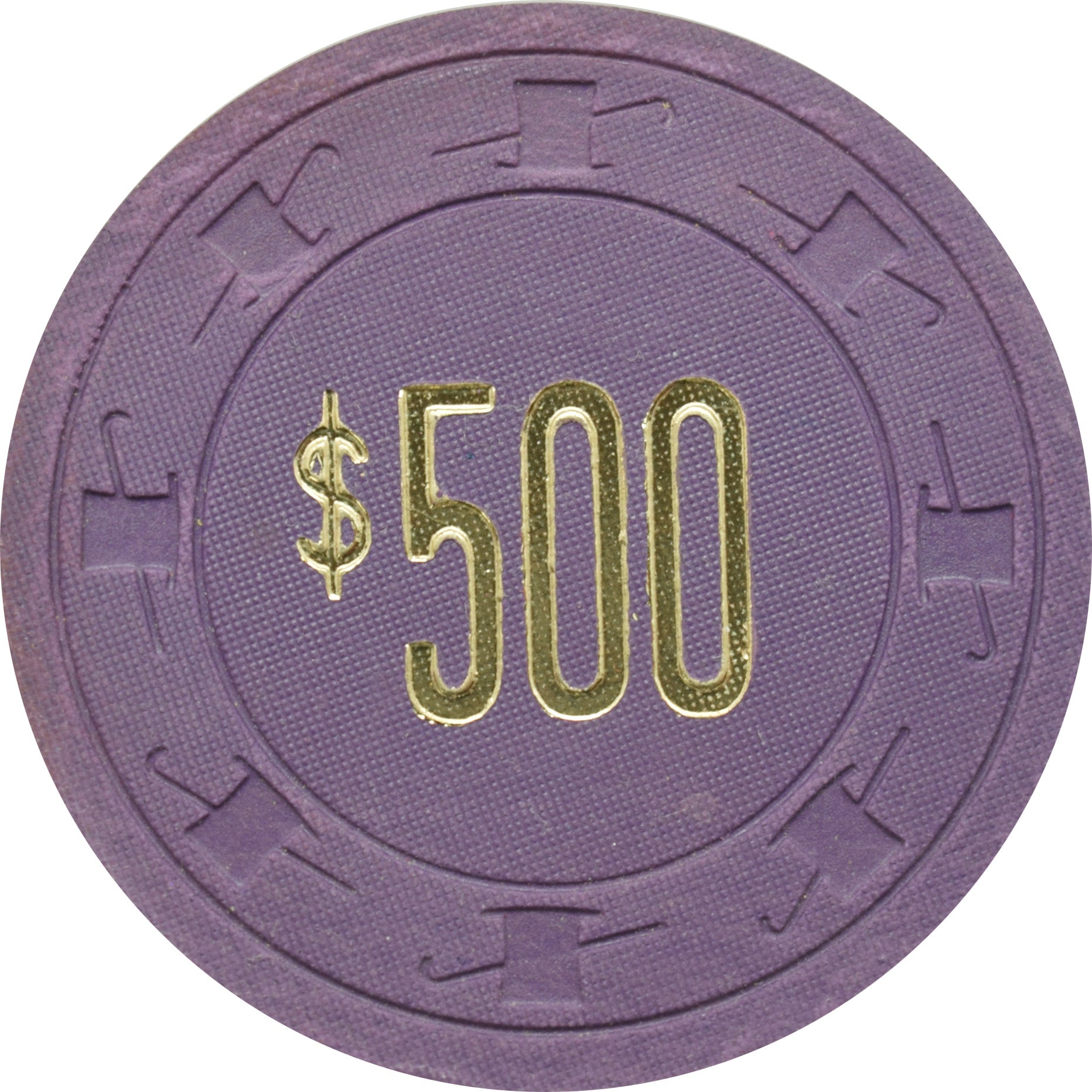 Resorts International Casino Atlantic City New Jersey Training $500 NCV Chip