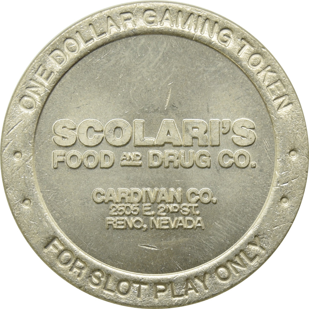 Scolari's Reno NV $1 Token 1991