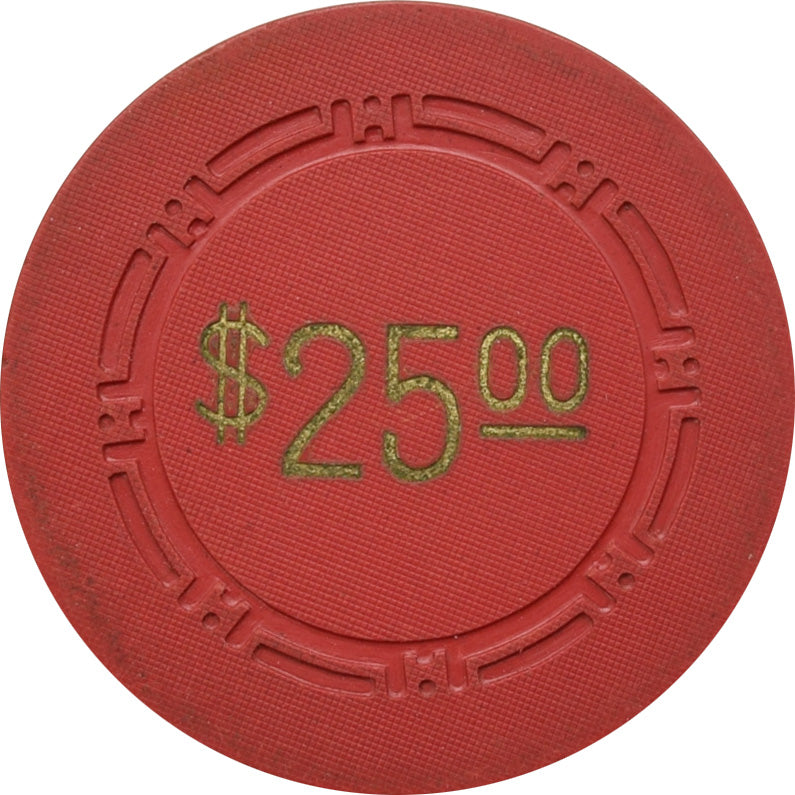 Shamrock Hotel Casino Las Vegas Nevada $25 Chip 1951