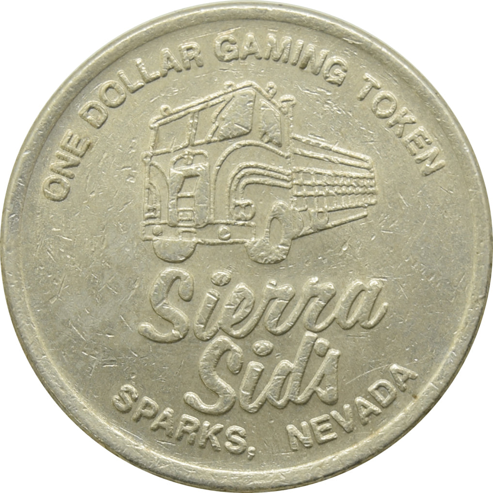 Sierra Sid's Casino Sparks NV $1 Token 1979