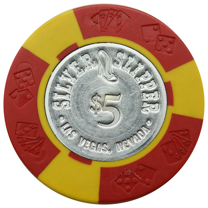 Silver Slipper Casino Las Vegas Nevada $5 Chip 1975