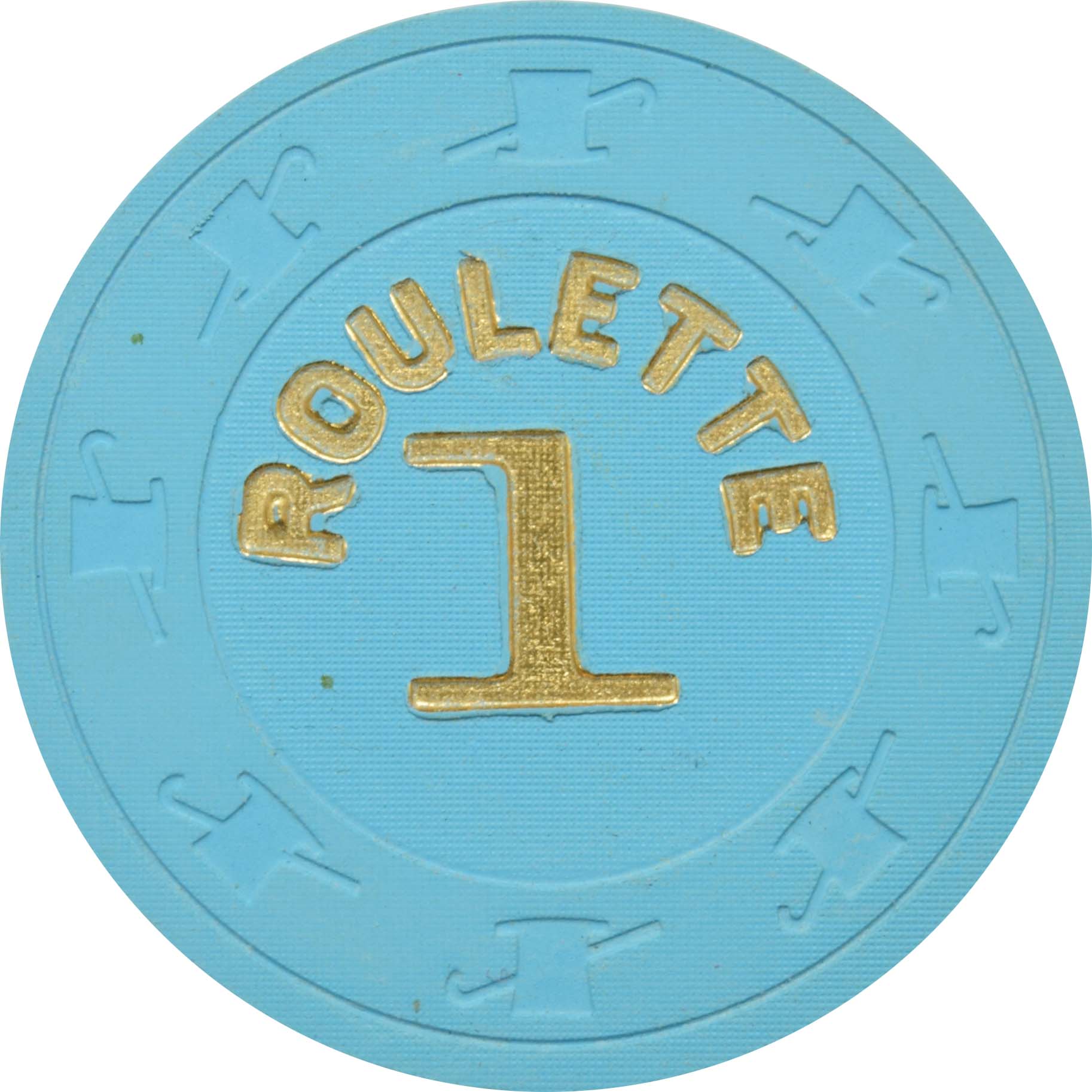 Paulson Day Blue Color Roulette Chip