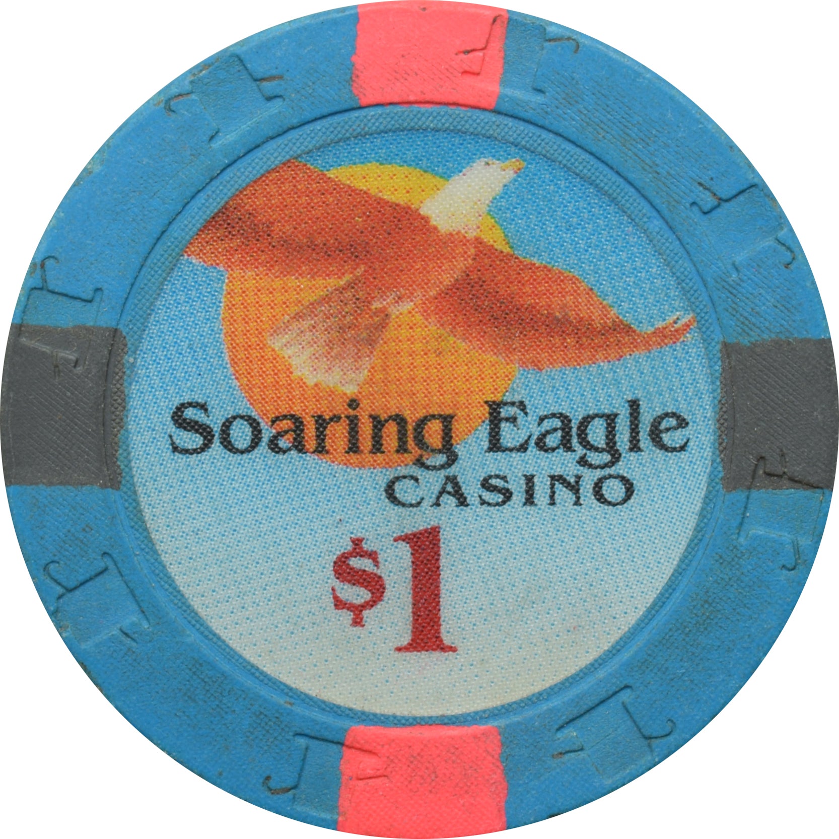 Soaring Eagle Casino Mt. Pleasant Michigan $1 Chip #2
