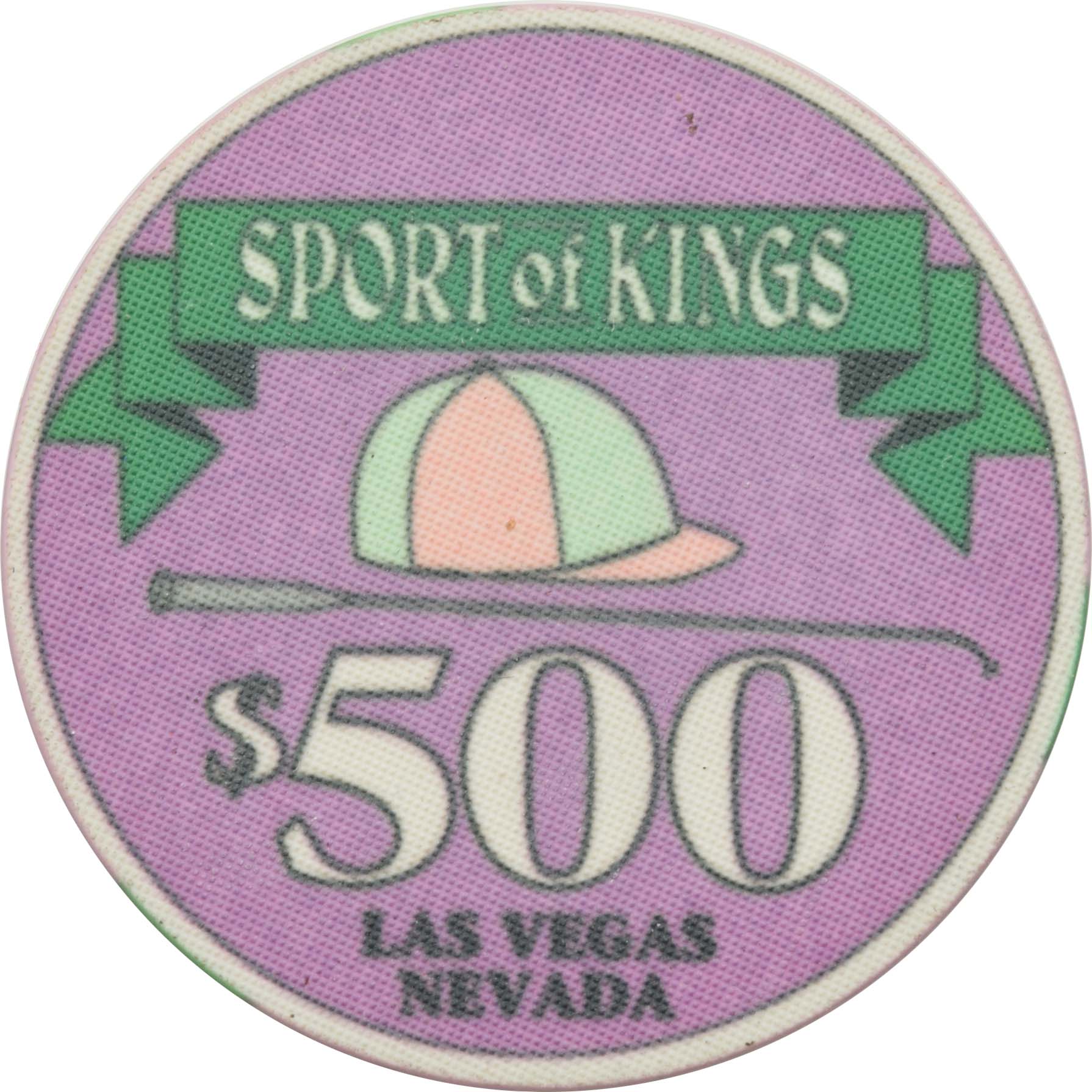 Sport of Kings Casino Las Vegas Nevada $500 Chip 1992