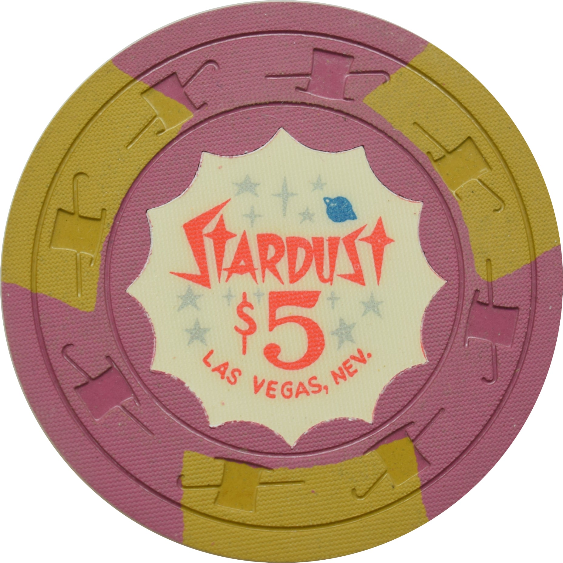 Stardust Casino Las Vegas Nevada $5 Chip 1959
