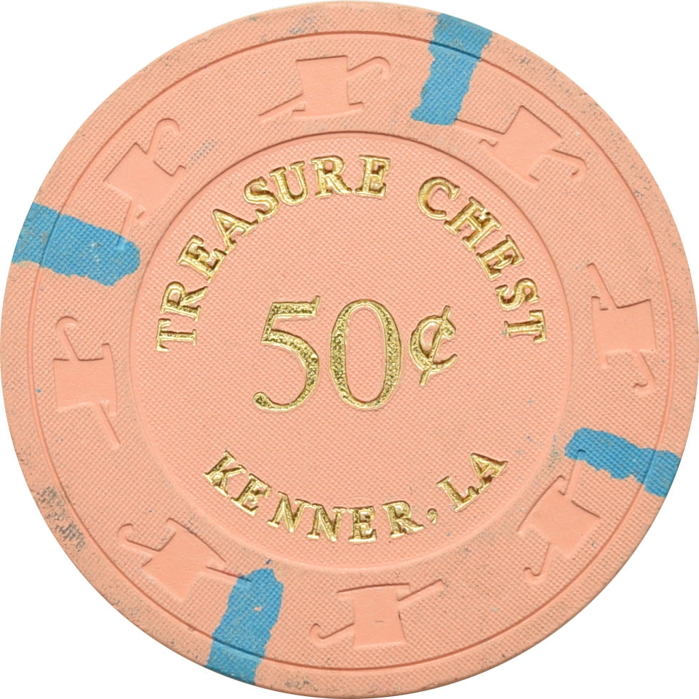 Treasure Chest Casino Kennel Louisiana 50 Cent Chip