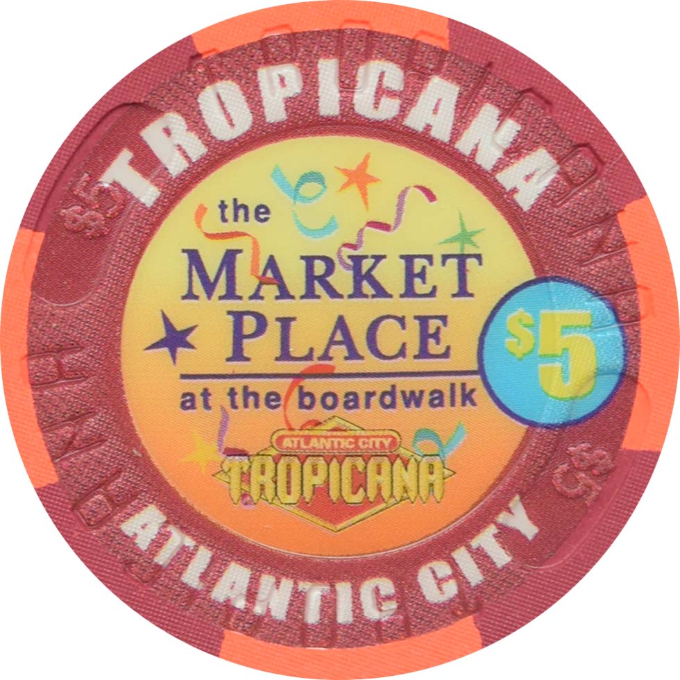 Tropicana Casino Atlantic City New Jersey $5 Corkys Ribs BBQ Chip