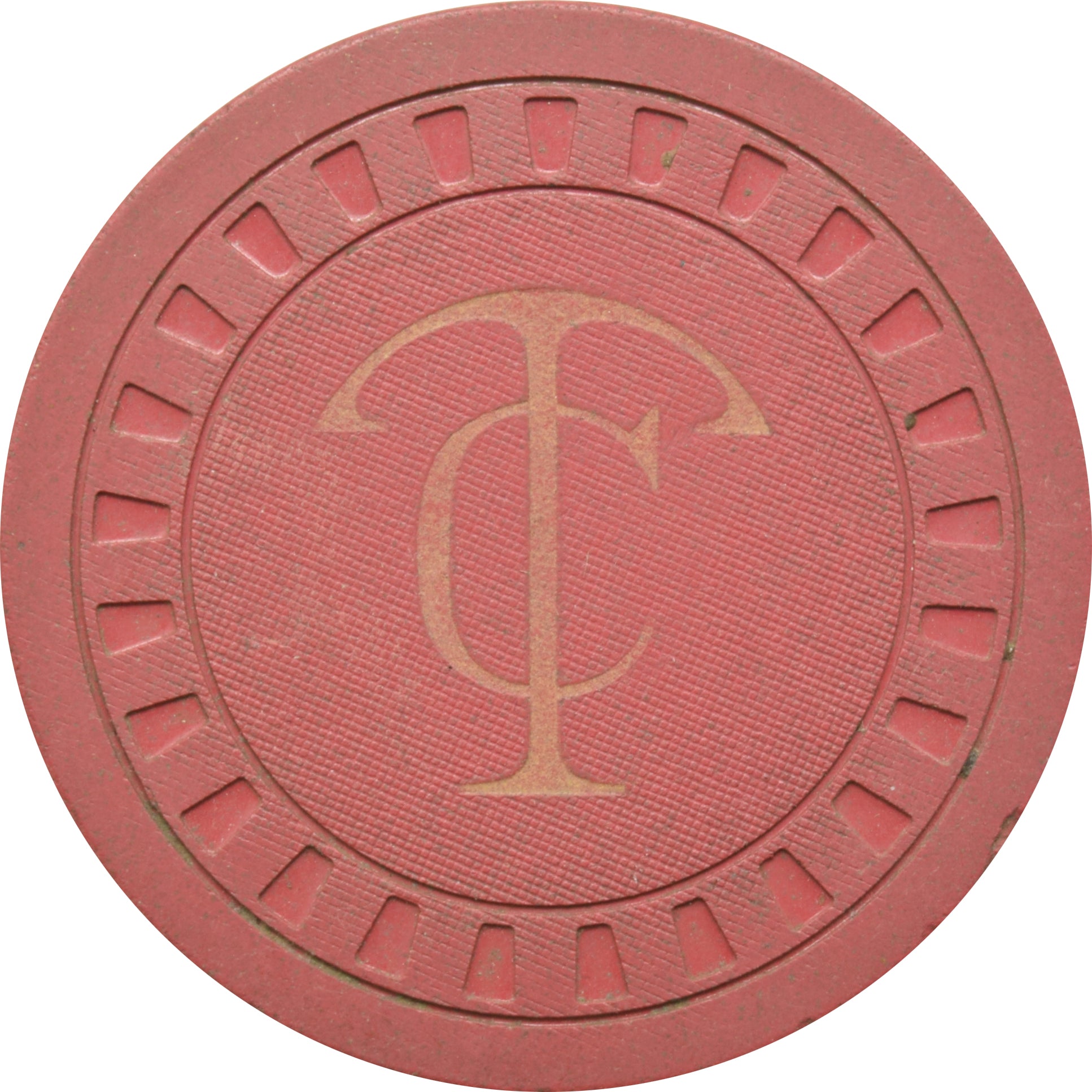 Turf Club Illegal Casino Hot Springs Arkansas Red Chip