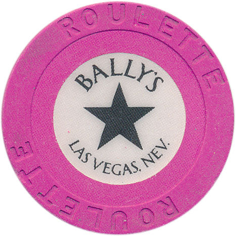 Bally's Casino Las Vegas Nevada Pink Roulette Chip 1986