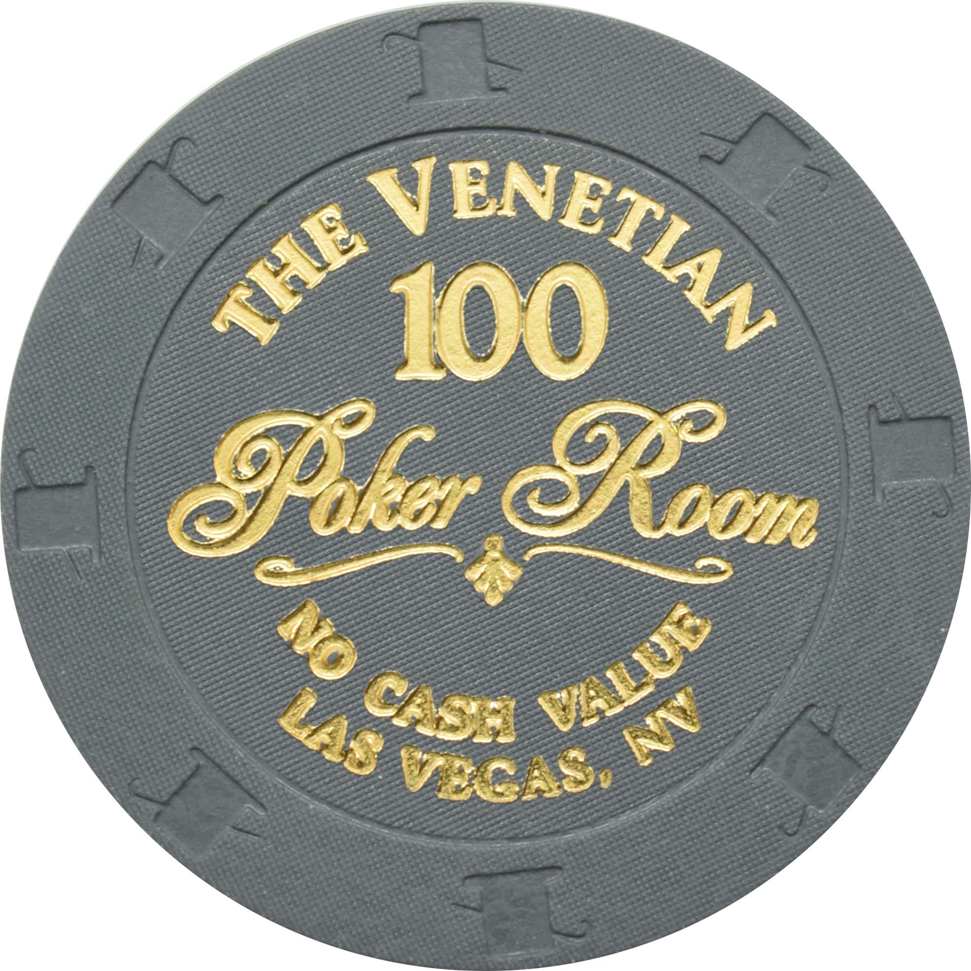 The Venetian Casino Las Vegas Nevada $100 No Cash Value Chip 2006