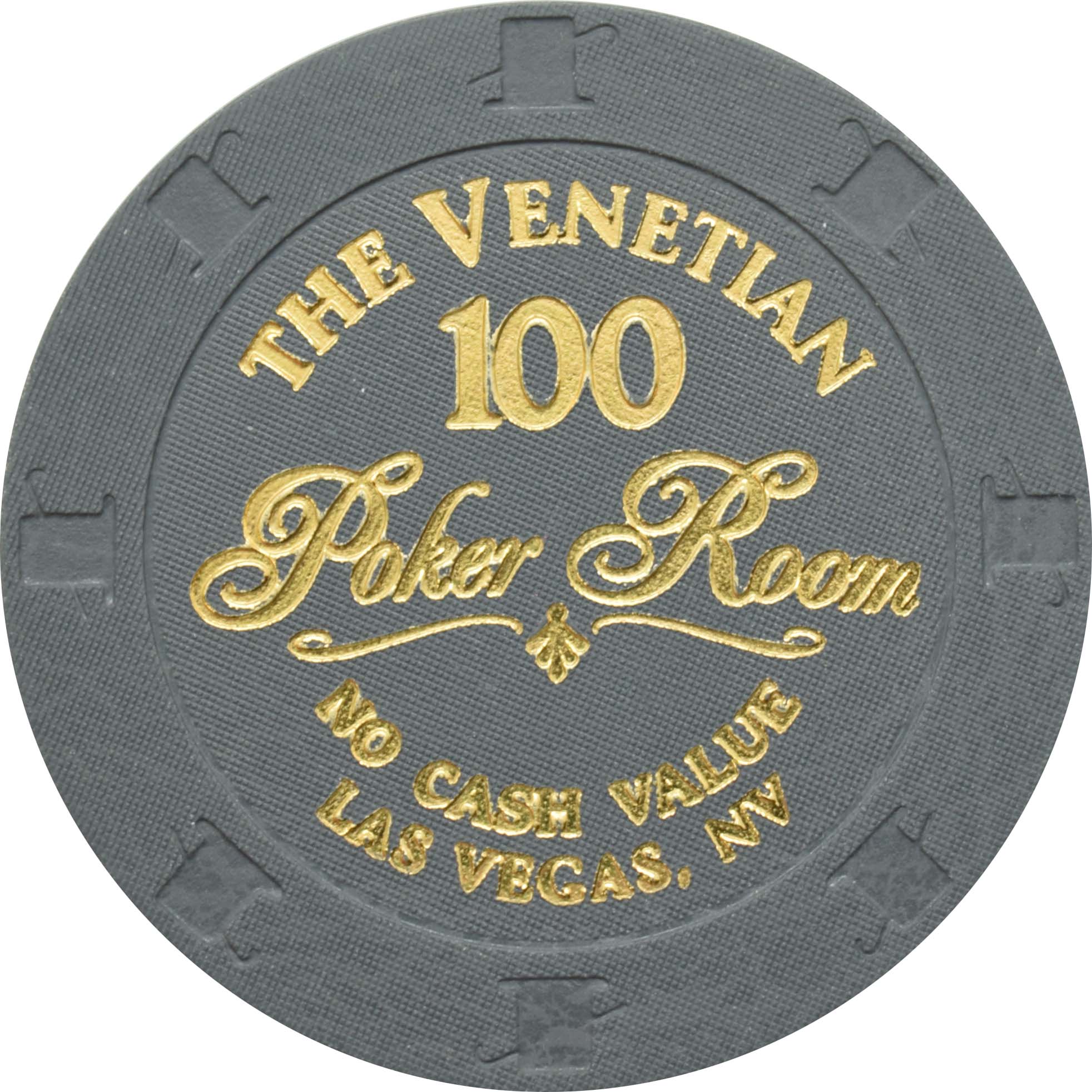 The Venetian Casino Las Vegas Nevada $100 No Cash Value Chip 2006