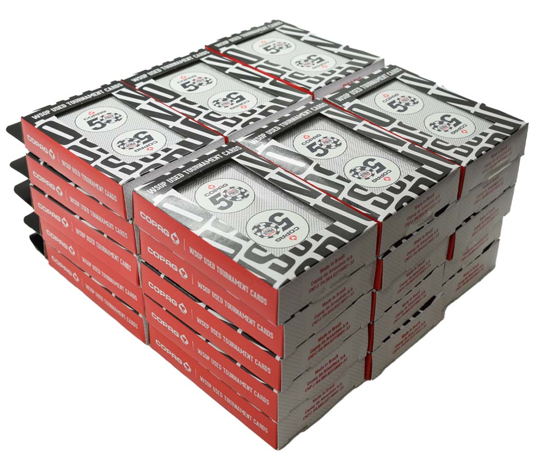 30 WSOP Copag Used Decks 2019 50th Anniversary Used Decks