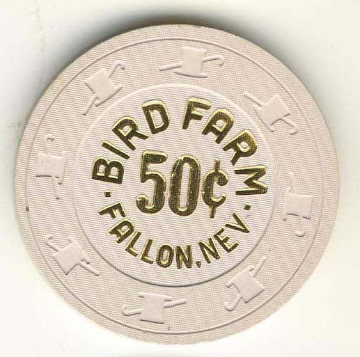 Bird Farm Casino 50cent (beige 1988) Chip - Spinettis Gaming