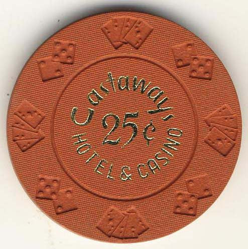 Castaways 25cent (orange) chip - Spinettis Gaming