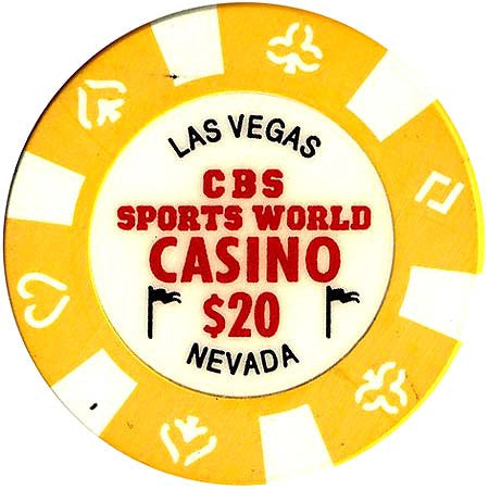 CBS Sports World Casino $20 Chip - Spinettis Gaming - 1
