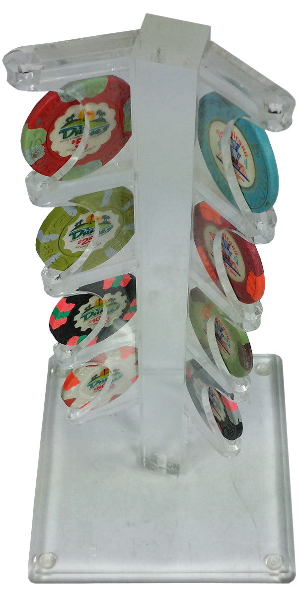 Chip Display Acrylic Tree for 8 Poker Chips - Spinettis Gaming - 4