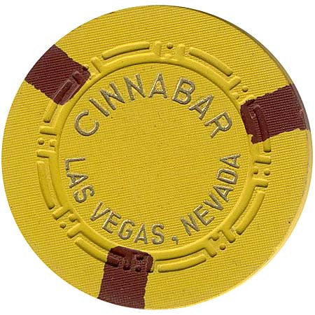 Cinnabar $5 (yellow) chip - Spinettis Gaming - 1