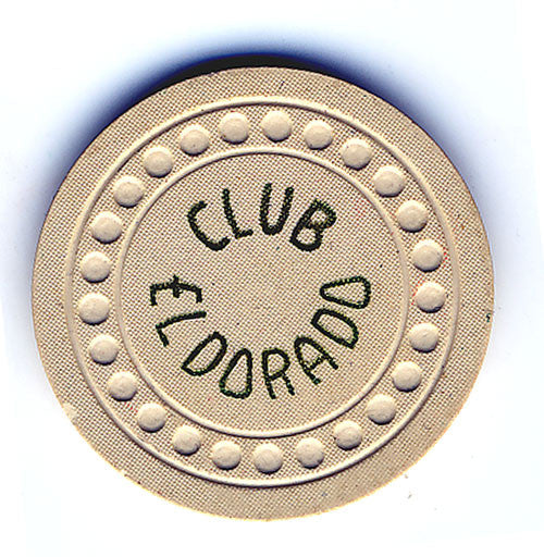 Club Eldorado $100 (off-white) Chip - Spinettis Gaming - 3