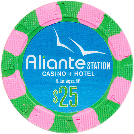 Aliante Station Casino Las Vegas Nevada $25 Chip 2008