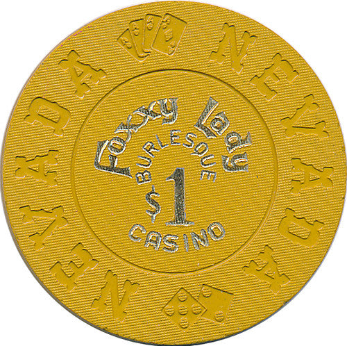 Foxxy Lady Burlesque $1 Casino Chip - Spinettis Gaming