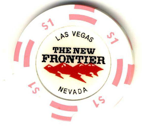 The New Frontier $1 (pink) chip - Spinettis Gaming - 2