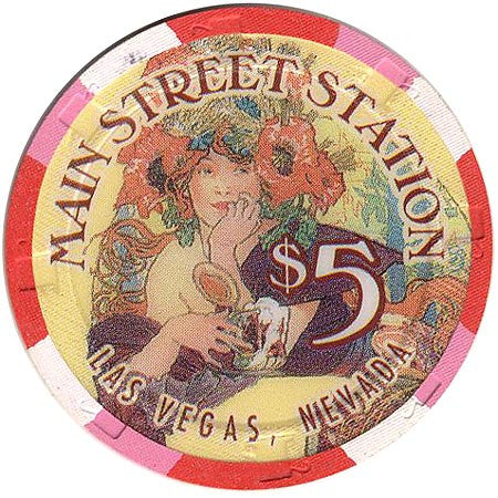 Main Street Station $5 chip - Spinettis Gaming - 1