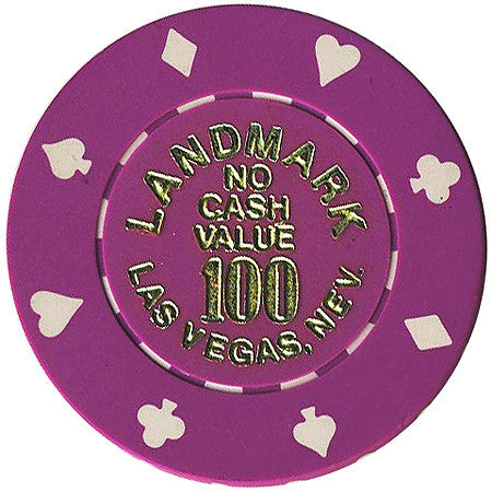 Landmark 100 (No Cash Value) chip - Spinettis Gaming - 1