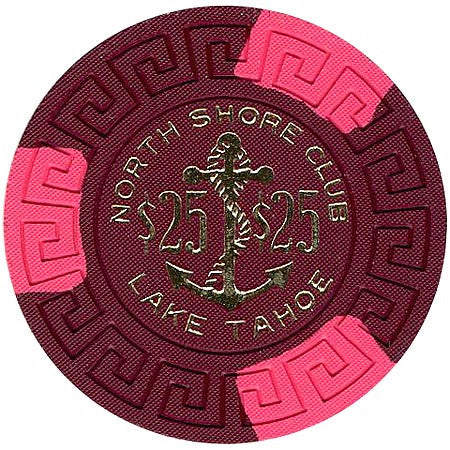 North Shore Club $25 (Dk. purple) chip - Spinettis Gaming - 2
