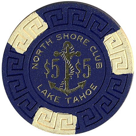 North Shore Club $5 (blue) chip - Spinettis Gaming - 1