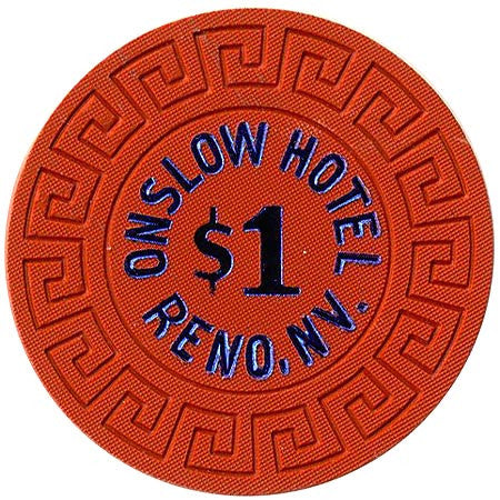 Onslow Casino $1 (orange) chip - Spinettis Gaming - 2