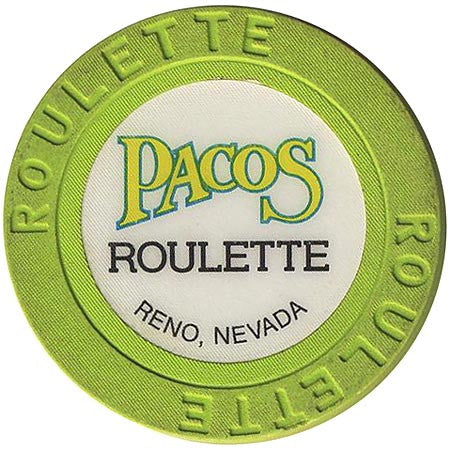 Pacos (roulette) (green) chip - Spinettis Gaming - 1