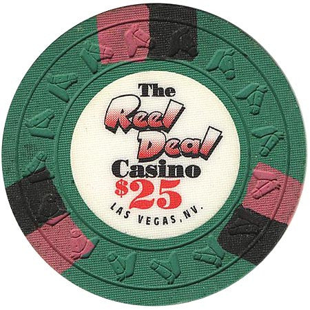 The Reel Deal Casino $25 (green) chip - Spinettis Gaming - 2
