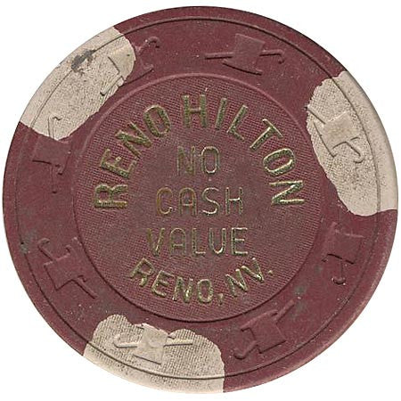 Reno Hilton (NCV) (brown) chip - Spinettis Gaming - 1