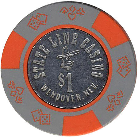 Stateline $1 (gray) chip - Spinettis Gaming - 2