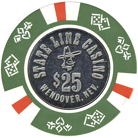 Stateline $25 (green) chip - Spinettis Gaming - 2