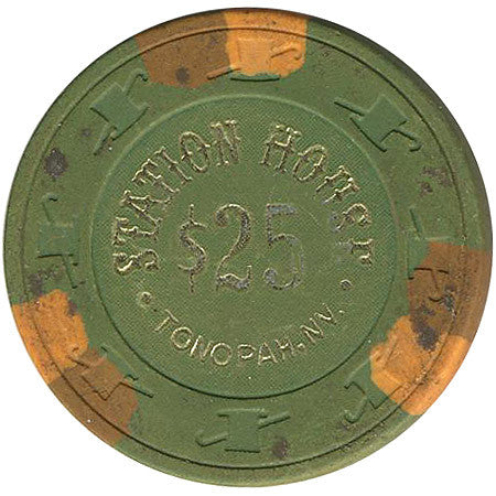 Station House $25 (green) chip - Spinettis Gaming - 2