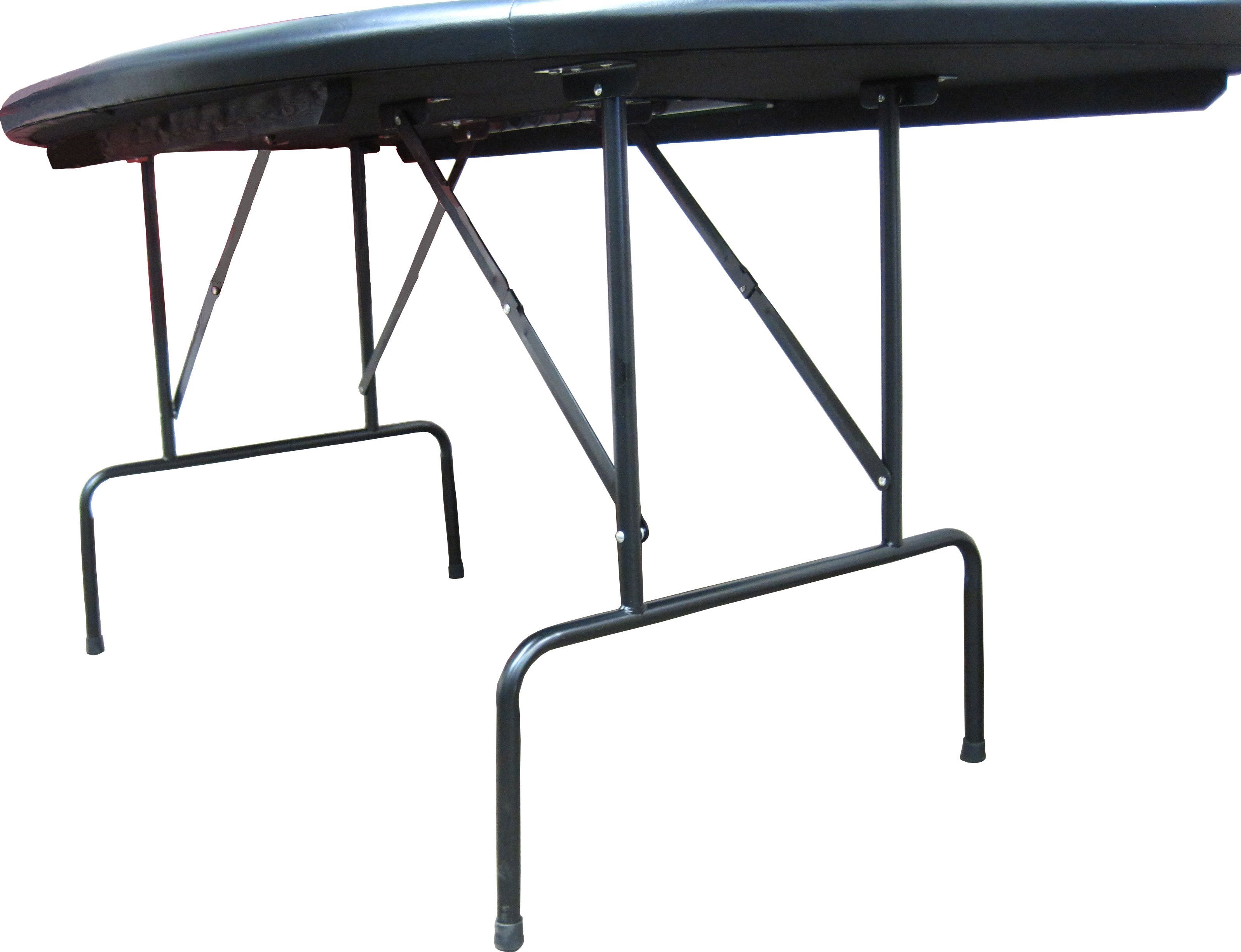 Folding Poker Table Legs 29" Tall X 24" Wide (Black) (PKG./2)