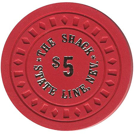 The Shack $5 (red) chip - Spinettis Gaming - 1