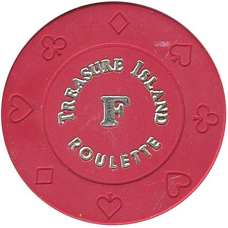 Treasure Island F (red) chip - Spinettis Gaming - 2