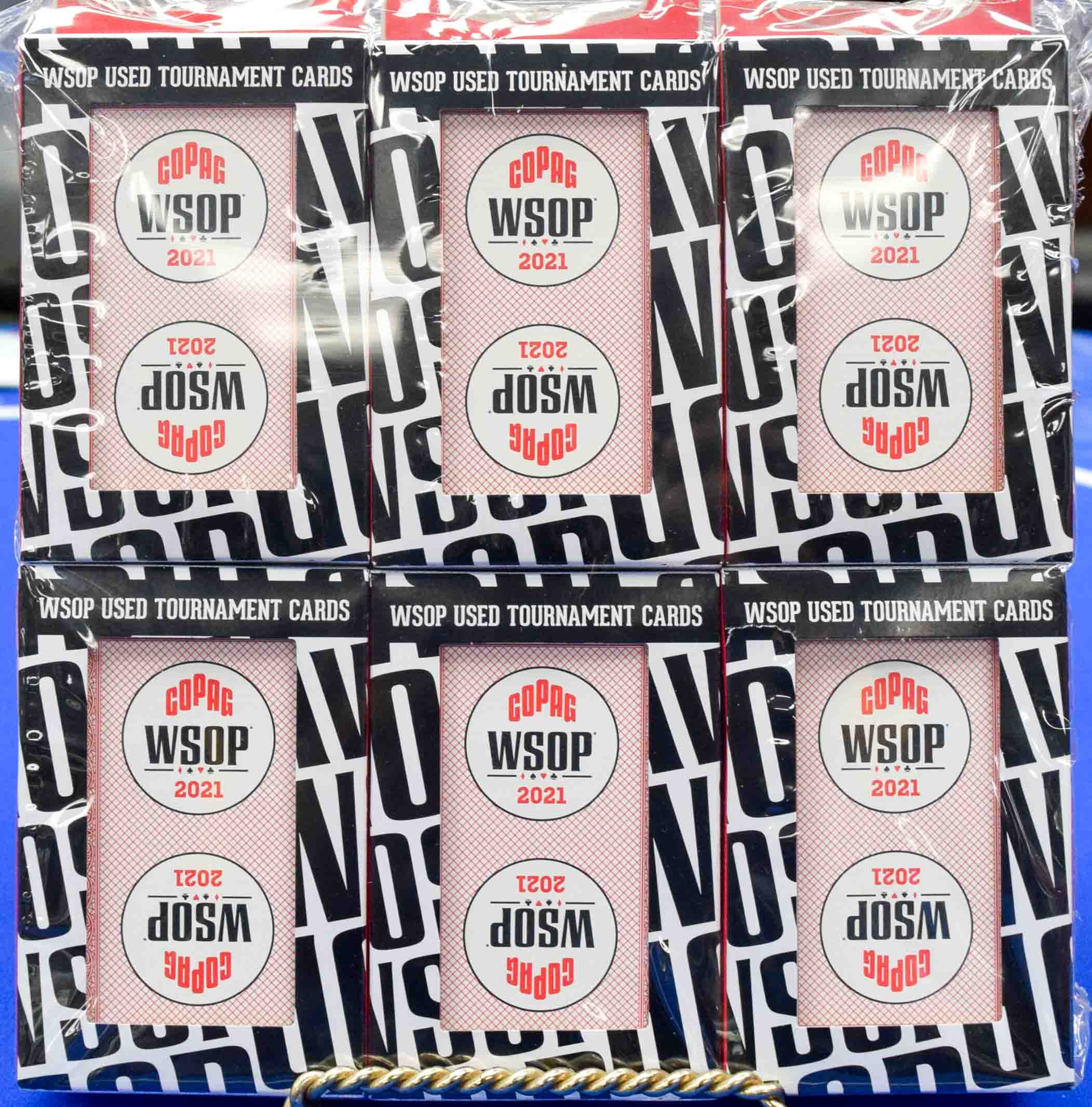 2021 Set of 30 Authentic Decks Dealt at WSOP Used Copag Plastic Playing Cards Bridge Standard Index