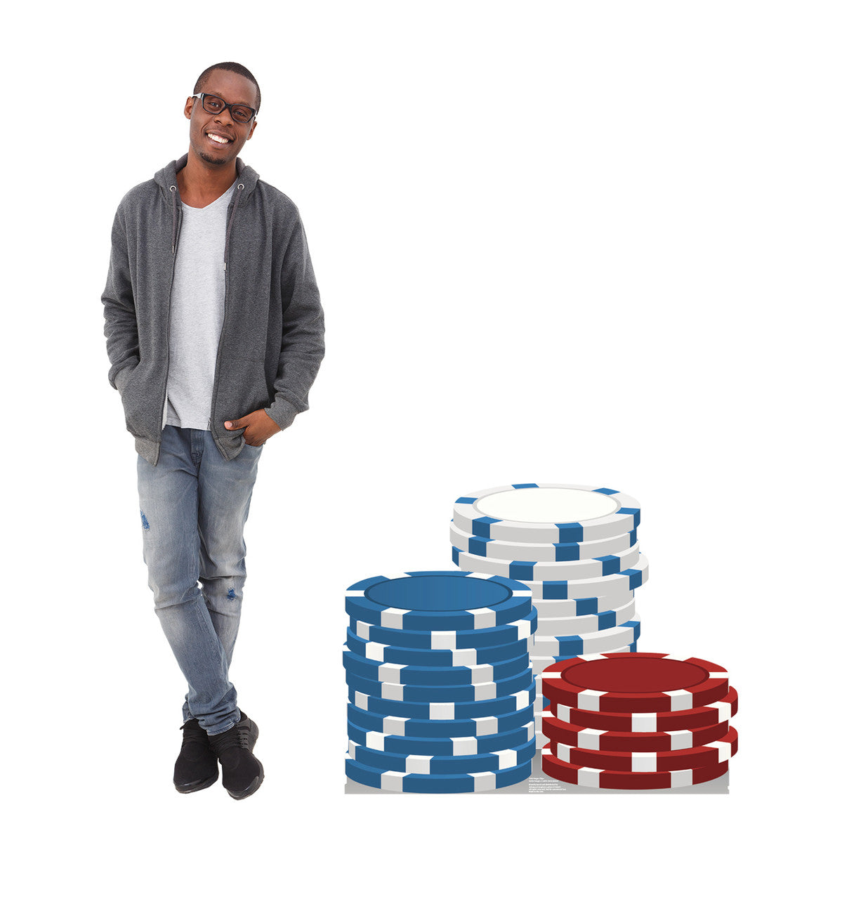 Vegas Chips Cardboard Cutout