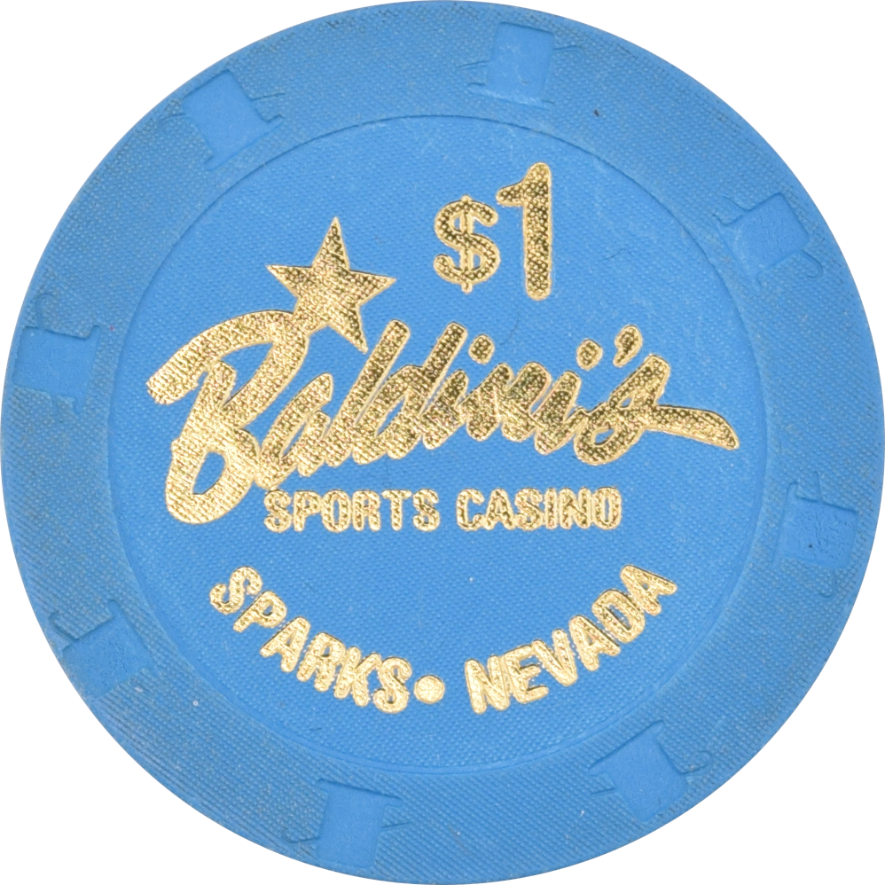 Baldini's Casino Sparks Nevada $1 Chip 2007