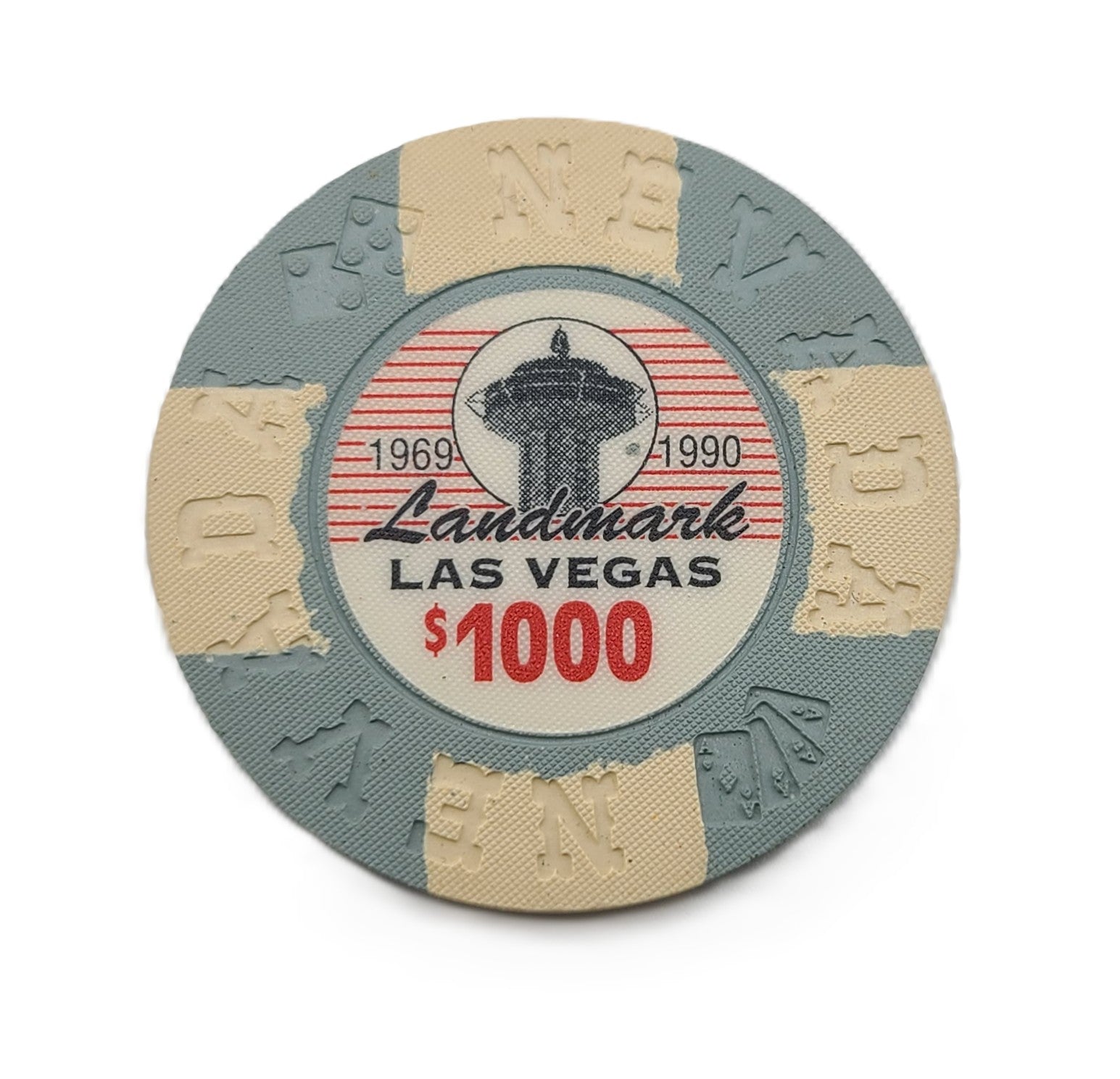 Landmark Casino Las Vegas Nevada $1000 Borland Commemorative Chip