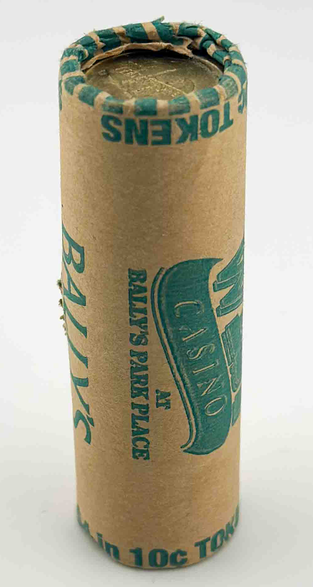 Bally's Park Place Casino Atlantic City New Jersey $4 Roll of 10c Tokens