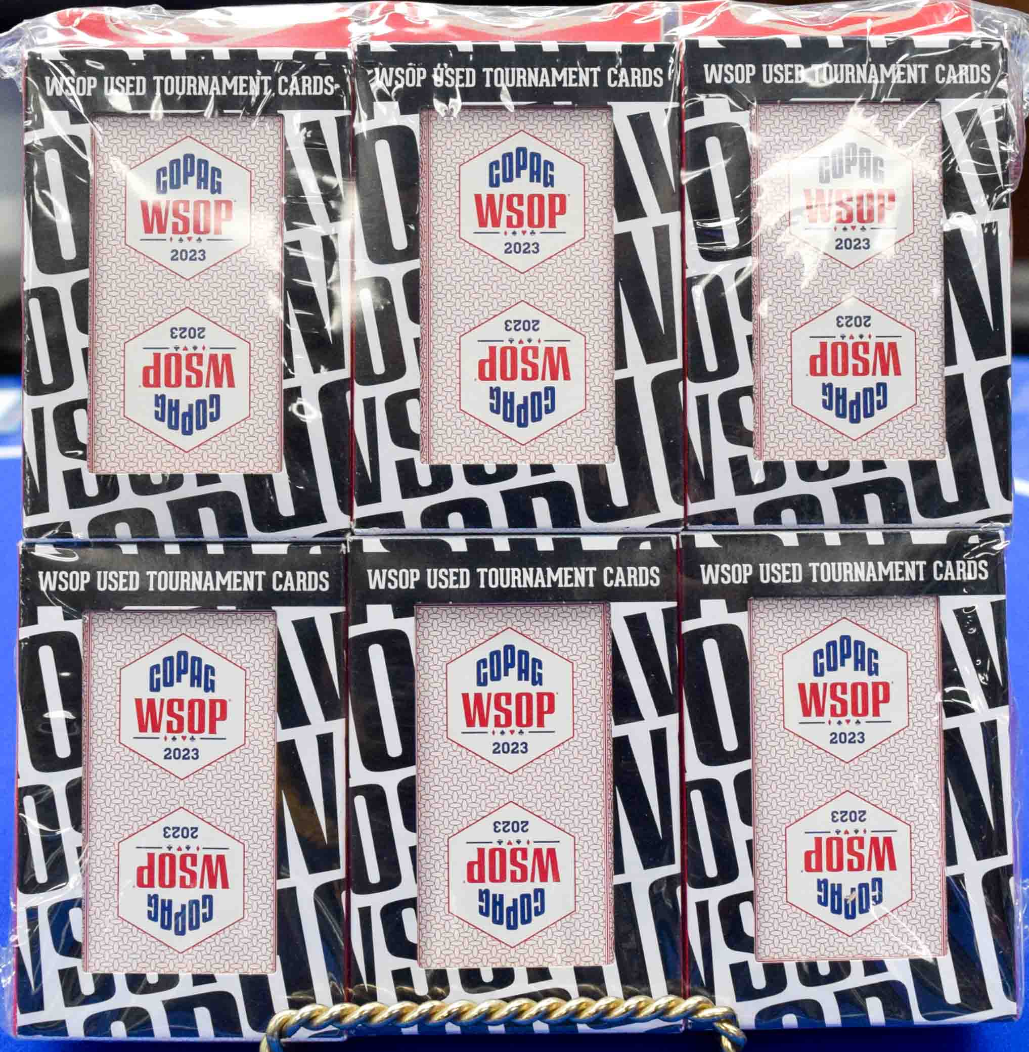 2023 Set of 30 Authentic Decks Dealt at WSOP Used Copag Plastic Playing Cards Bridge Standard Index