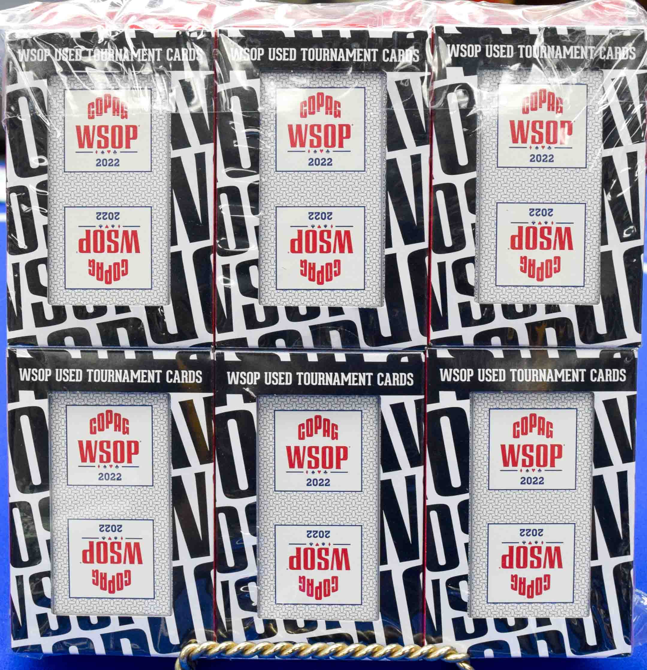 2022 Set of 30 Authentic Decks Dealt at WSOP Used Copag Plastic Playing Cards Bridge Standard Index