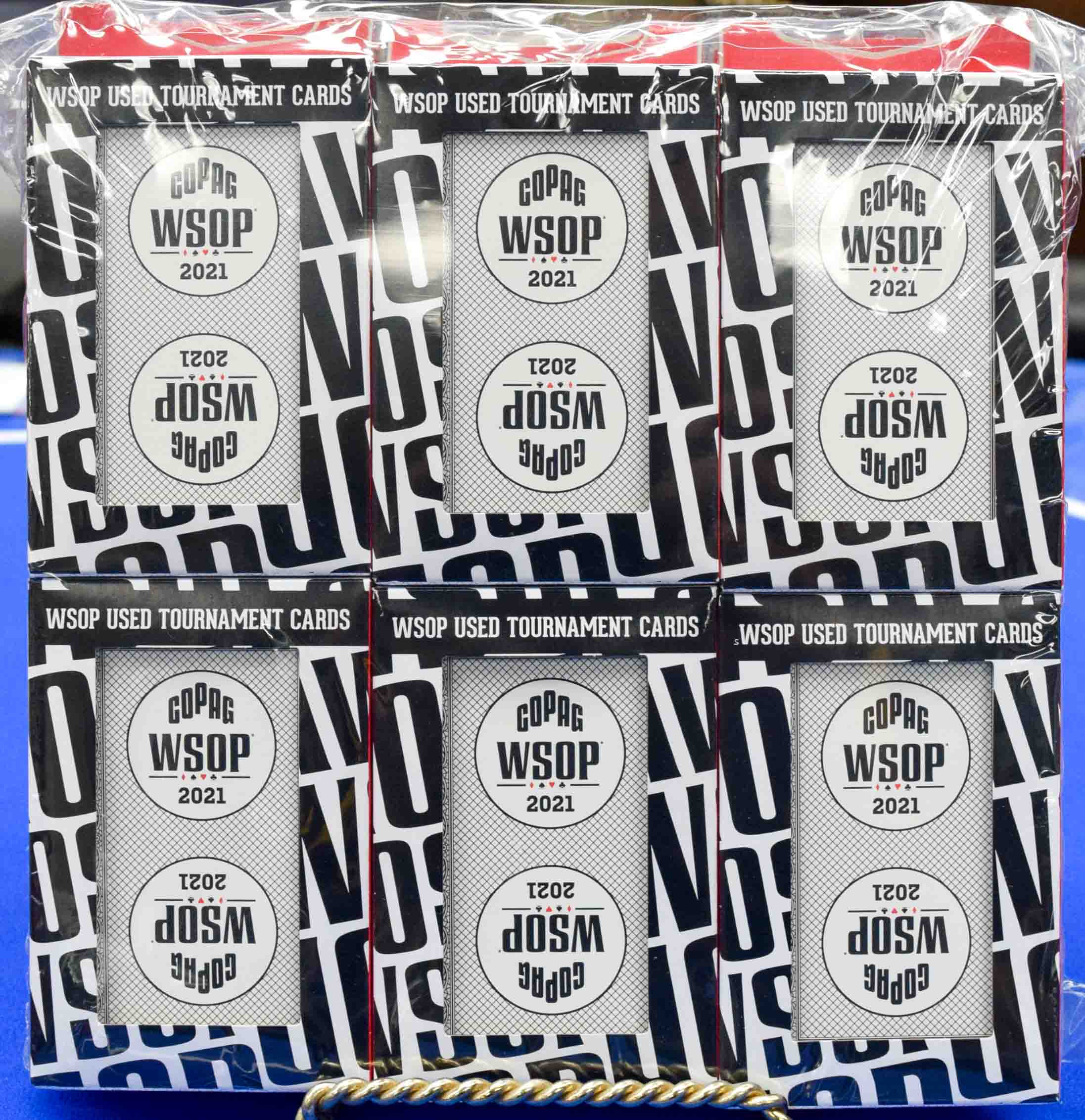 2021 Set of 30 Authentic Decks Dealt at WSOP Used Copag Plastic Playing Cards Bridge Standard Index