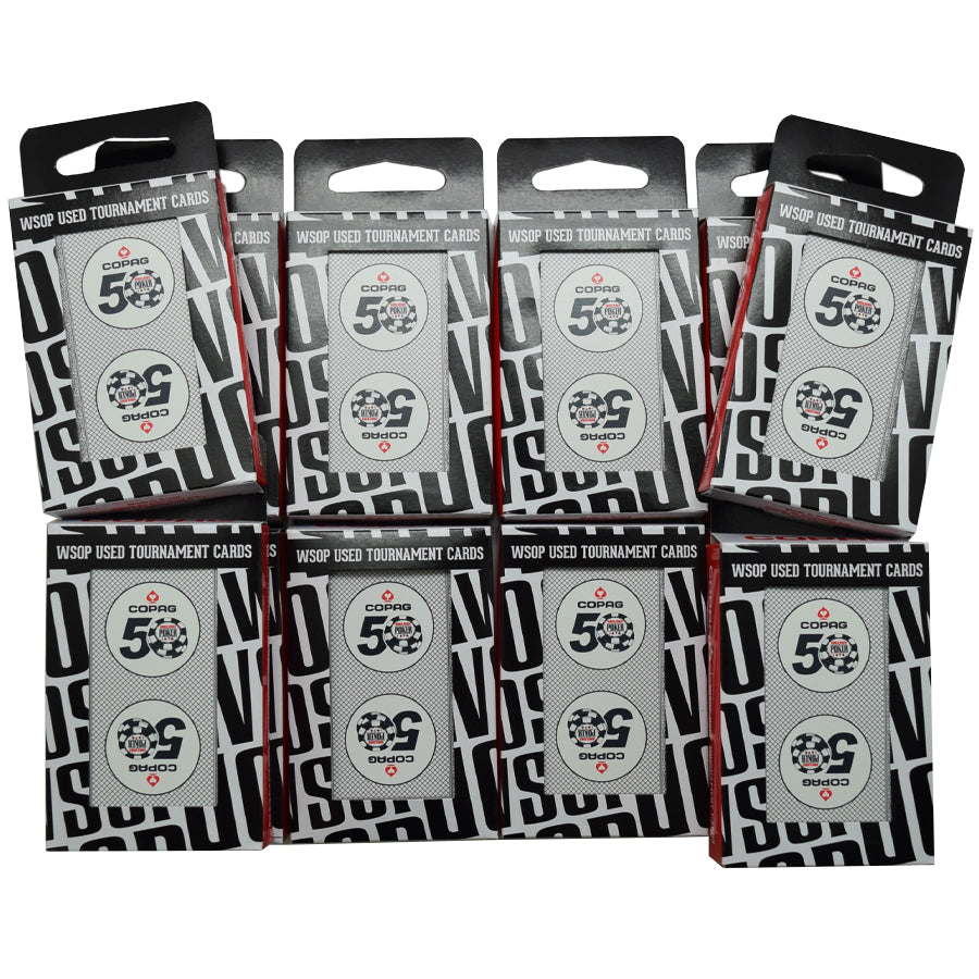 12 WSOP Copag Used Decks 2019